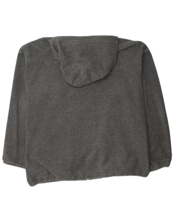 Champion Mens Hooded Fleece Jacket UK 44 2XL Grey