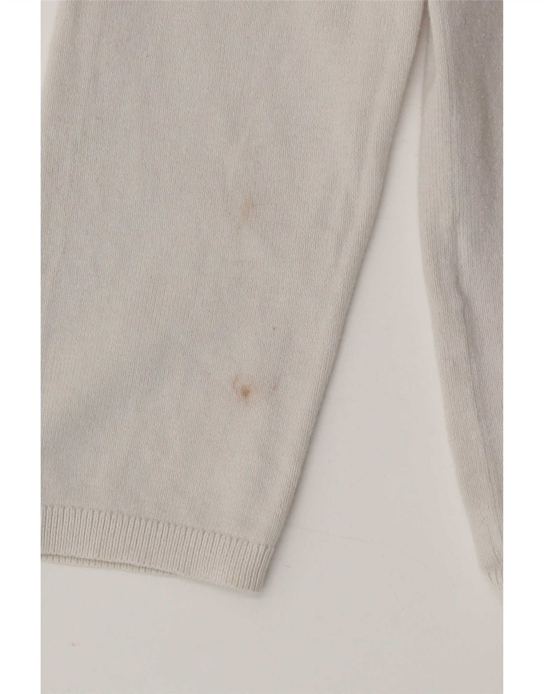 Maglione maglione con scollo a V da donna Tommy Hilfiger UK 14 bianco medio