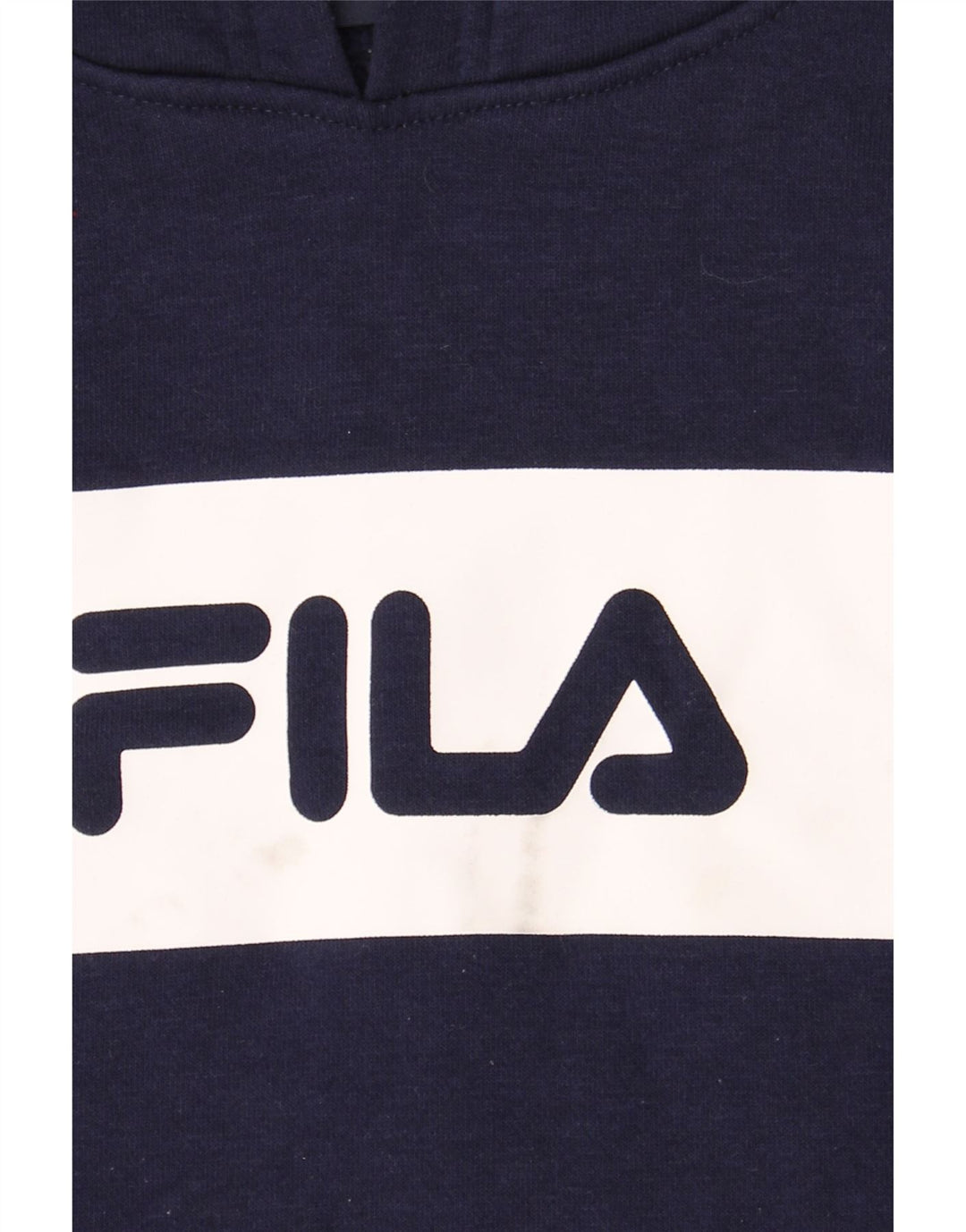 FILA Womens Oversized Hoodie Jumper UK 14 Medium Multicoloured Colourblock Vintage Fila and Second-Hand Fila from Messina Hembry 