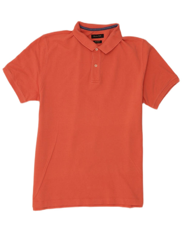 Polo da uomo vestibilità regolare Massimo Dutti XL arancione