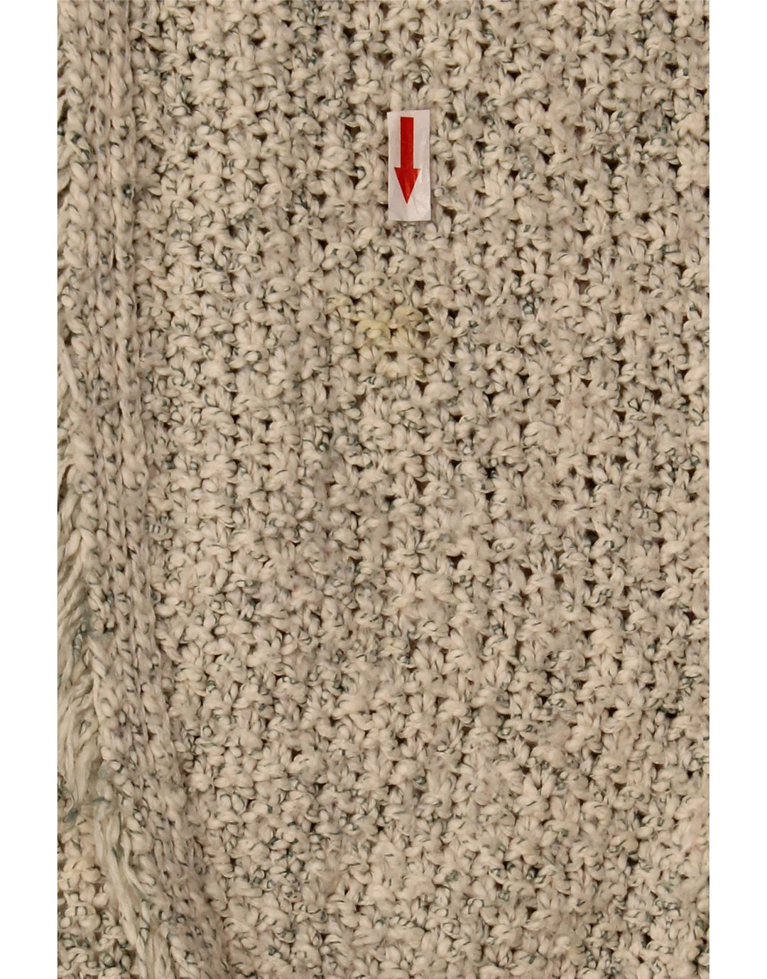 Maglione cardigan aperto da donna Zara UK 14 Beige medio screziato