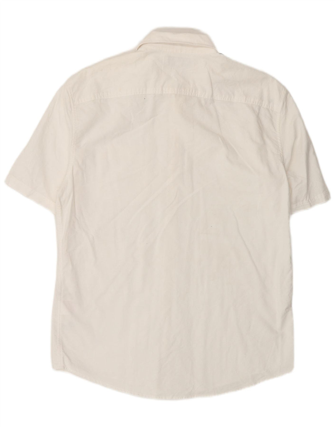 Camicia slim fit a maniche corte da uomo Jack Wills in cotone bianco medio