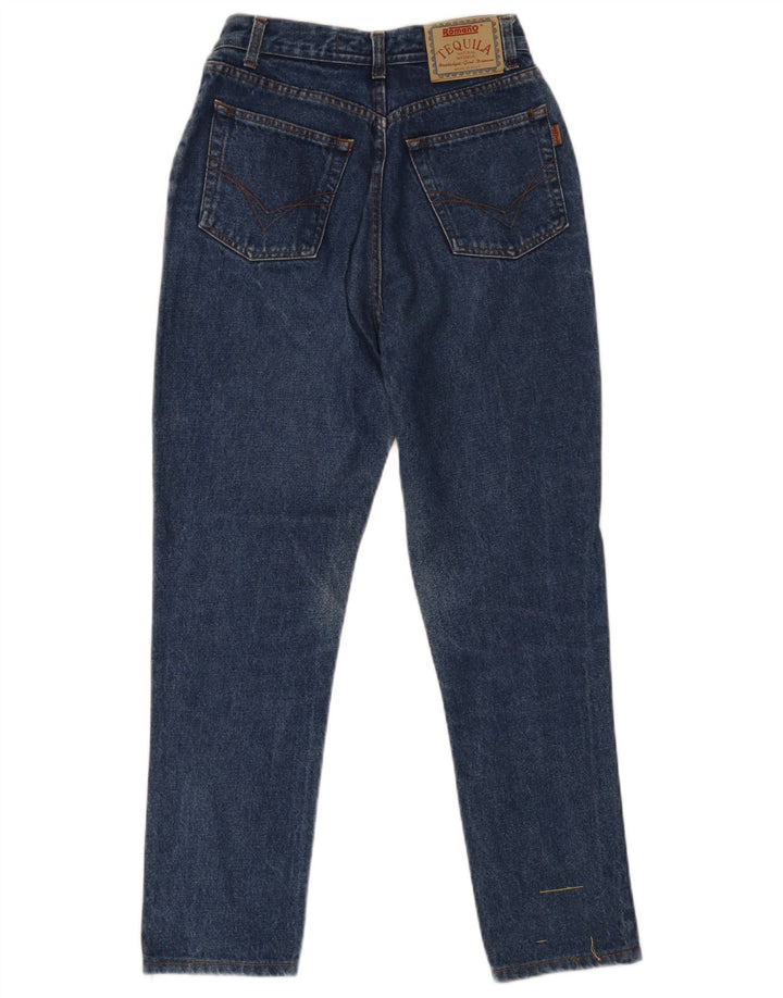 Jeans slim a vita alta da donna Romano W28 L27 cotone blu