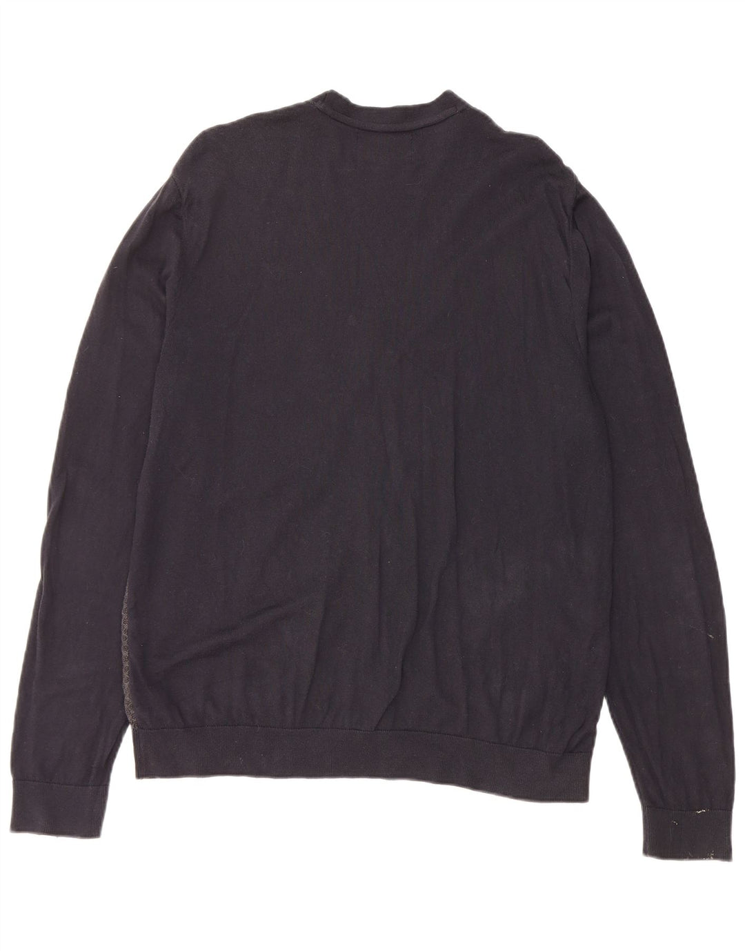 Maglione cardigan da uomo su misura Marks & Spencer grande blu navy