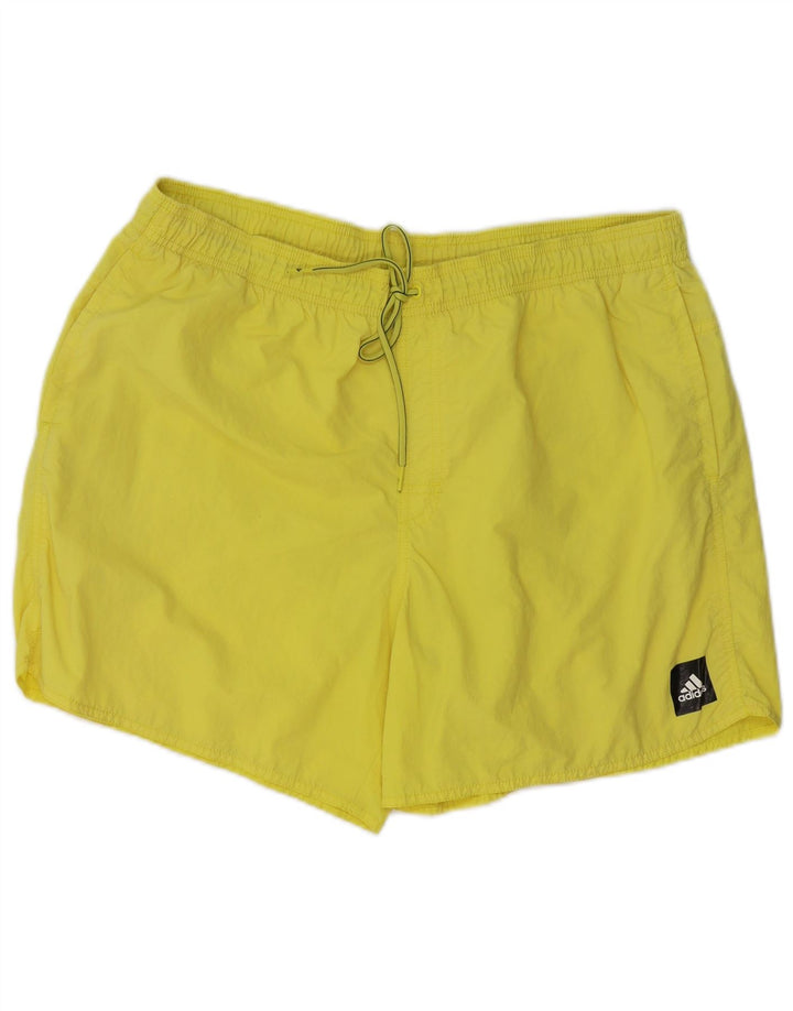 Pantaloncini da bagno da uomo ADIDAS XL giallo poliestere
