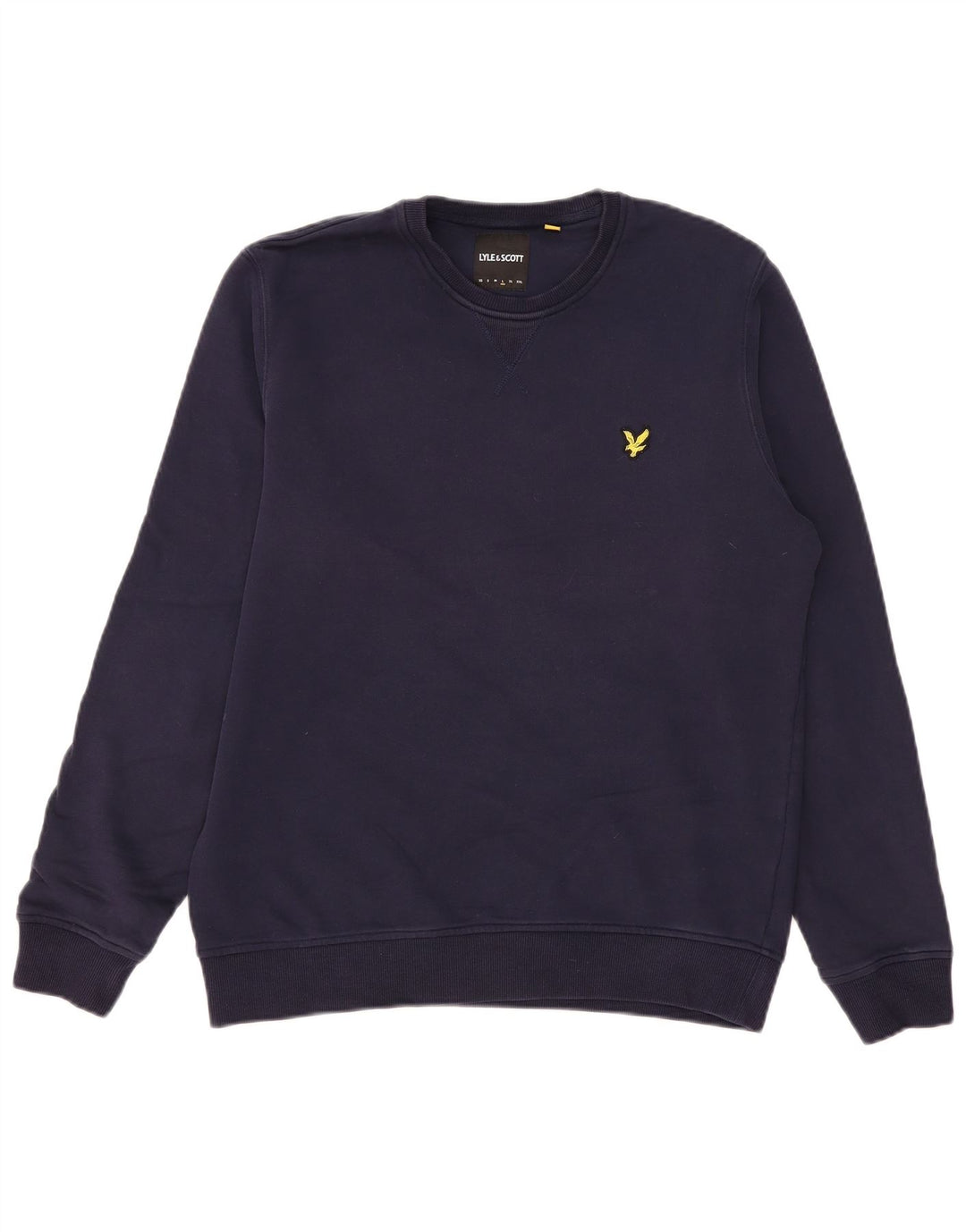Felpa da uomo Lyle & Scott, grande, in cotone blu navy
