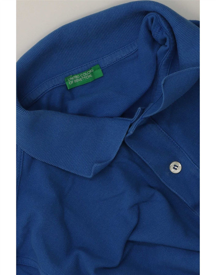 Polo da uomo Benetton Small Blu