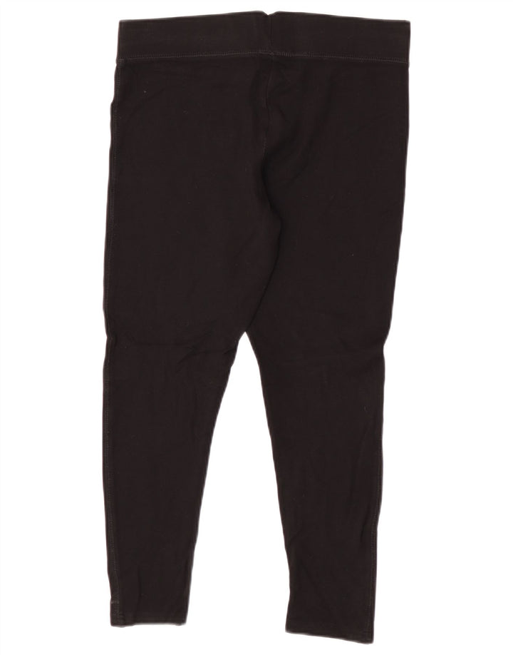 Topshop Leggings Capri da donna UK 12 viscosa nera media