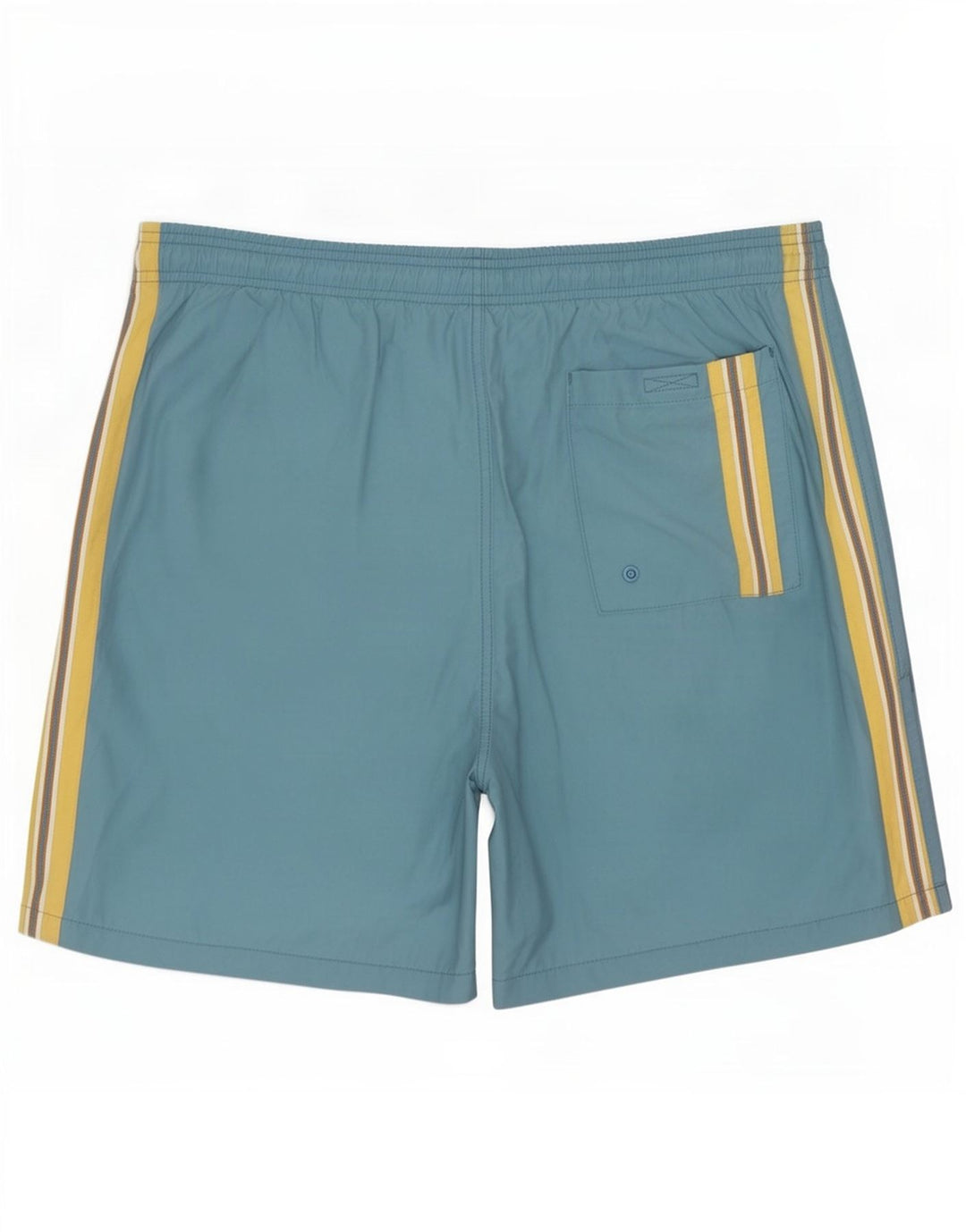 Pantaloncini da bagno da uomo Timberland piccoli in poliestere color block blu