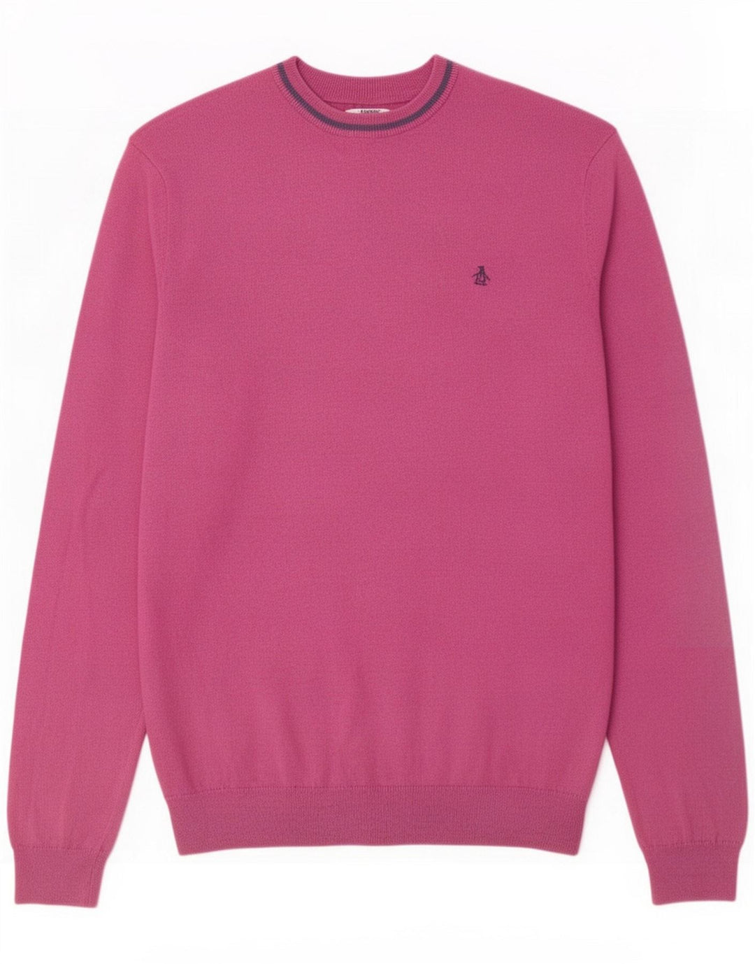 Penguin Maglione girocollo da uomo girocollo in cotone rosa medio