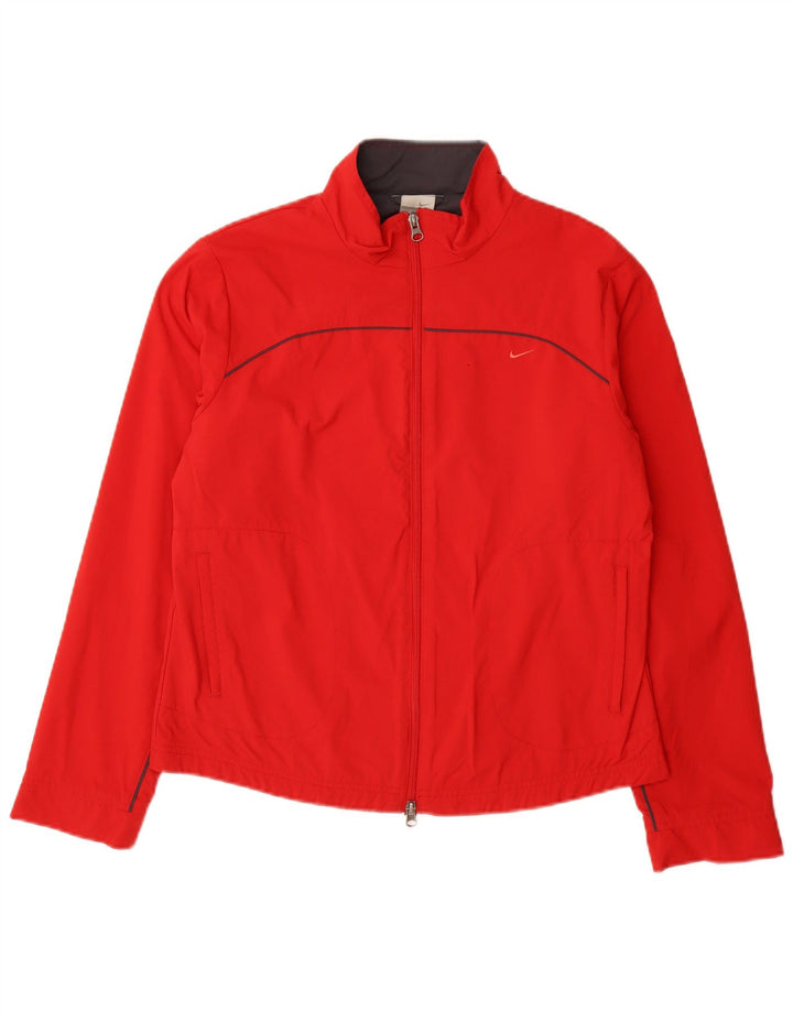 Giacca da tuta da donna NIKE UK 10/12 nylon rosso medio