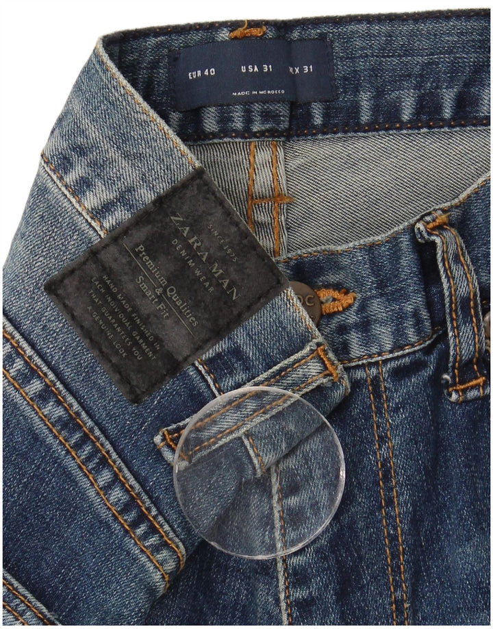 Jeans skinny da uomo Zara EU 40 medio W31 L33 blu