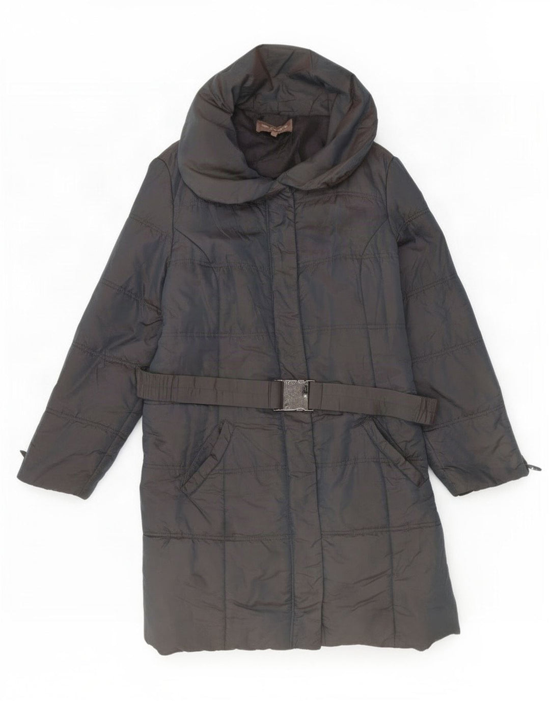 Cappotto imbottito Portfolio da donna Marks & Spencer UK 22 3XL Poliammide blu navy