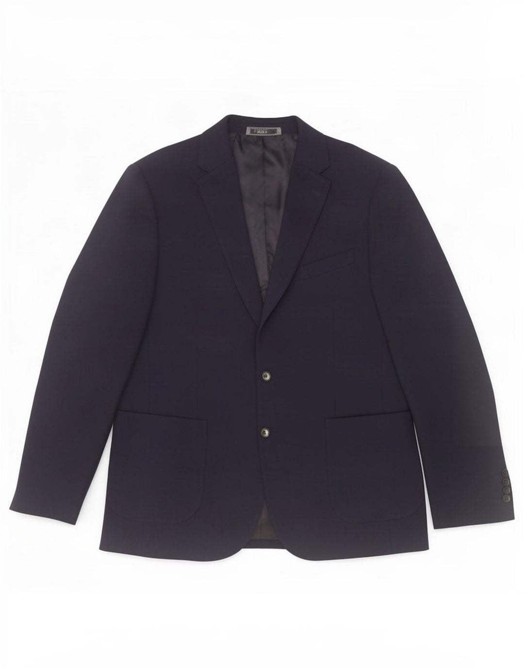 Giacca blazer a 2 bottoni da uomo Marks & Spencer UK 42 Large blu navy in poliammide