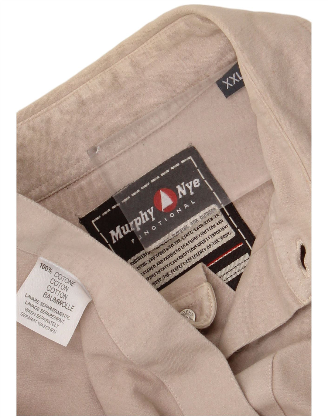 Camicia da uomo Murphy & Nye 2XL cotone beige