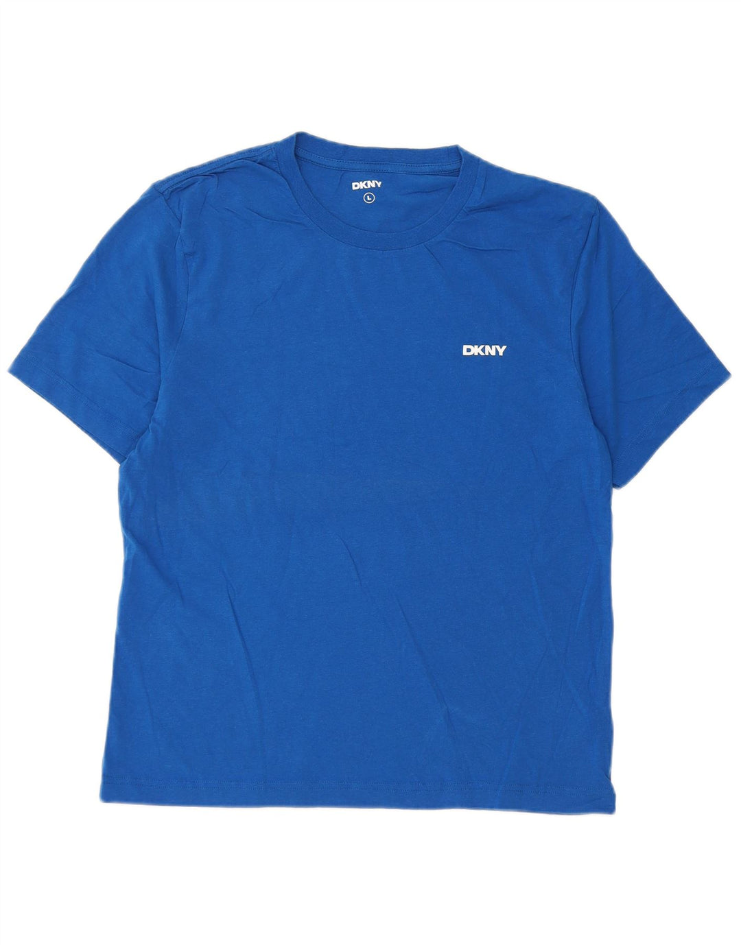 T-shirt da donna Dkny Top UK 14 grande cotone blu