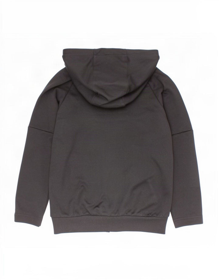 Felpa con cappuccio e zip Nike per ragazzi 3-4 anni XS poliestere color block nero