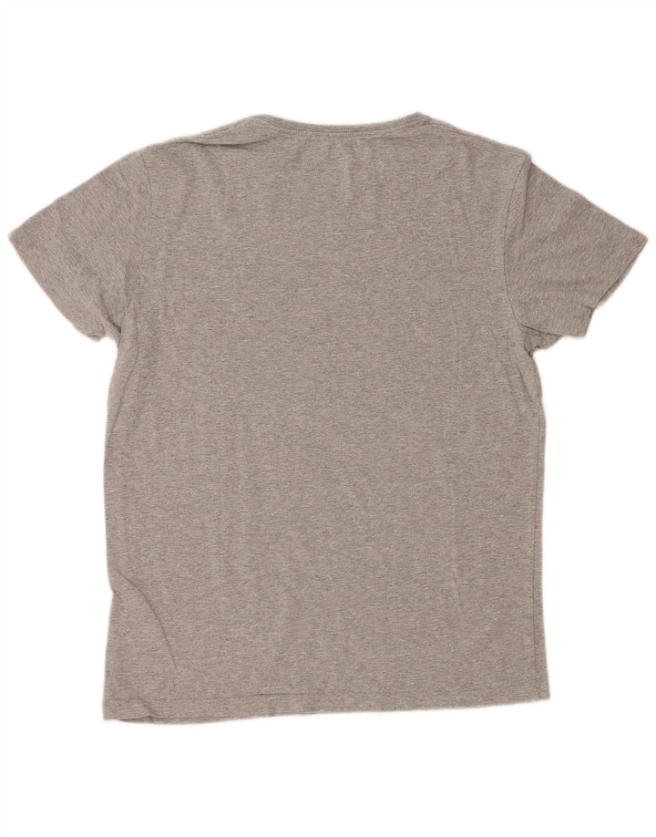 T-shirt da uomo slim fit Timberland in cotone grigio medio