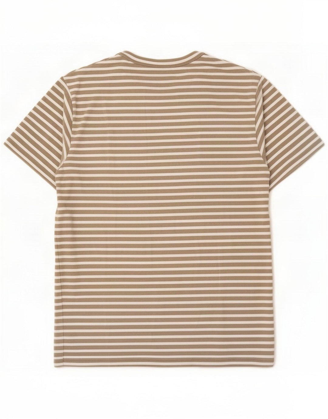 Cos T-shirt da uomo Top in cotone a righe beige medio