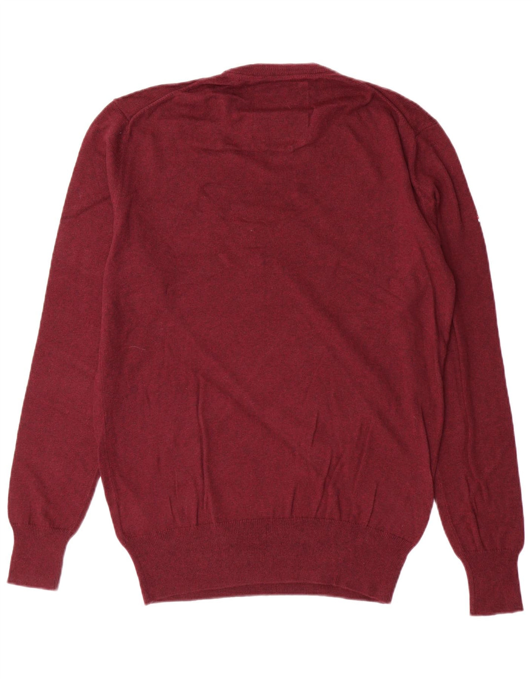 Maglione da uomo girocollo SUPERDRY in cotone marrone medio