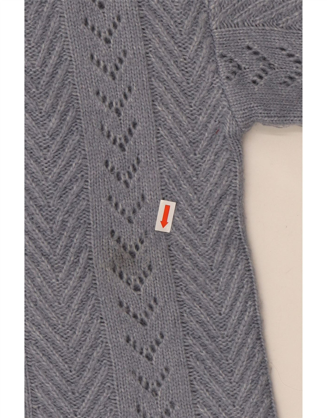 FAT FACE Maglione cardigan con cappuccio oversize da donna UK 6 XS Nylon blu