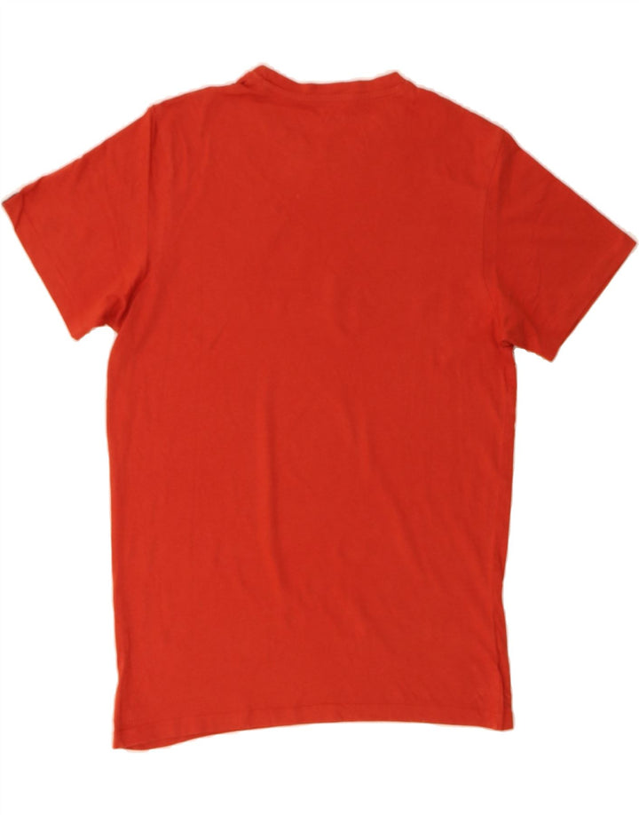 RAB Mens Graphic T-Shirt Top Medium Red Cotton Vintage Rab and Second-Hand Rab from Messina Hembry 