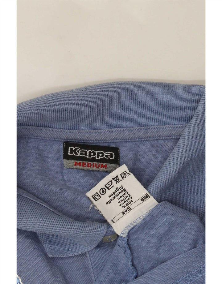 Polo Kappa Uomo Blu Medio in cotone