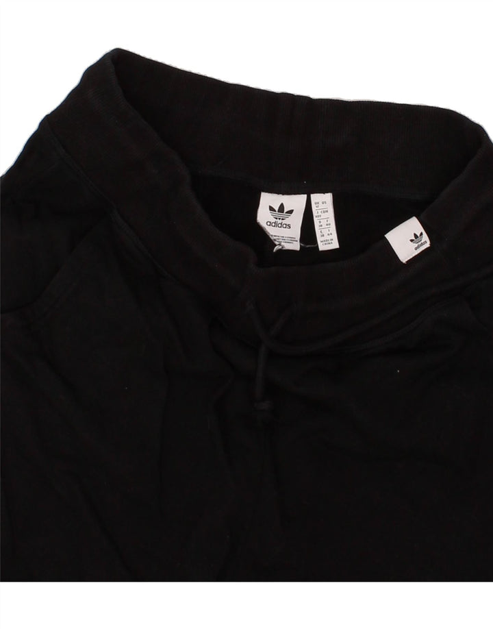 ADIDAS Womens Tracksuit Trousers UK 12 Medium  Black Cotton Vintage Adidas and Second-Hand Adidas from Messina Hembry 