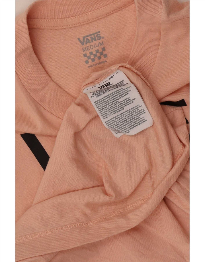 T-shirt grafica da donna Vans Top UK 12 cotone rosa medio