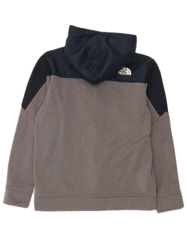 Maglione con cappuccio e zip per ragazzi The North Face 11-12 anni Large Grey Colourblock