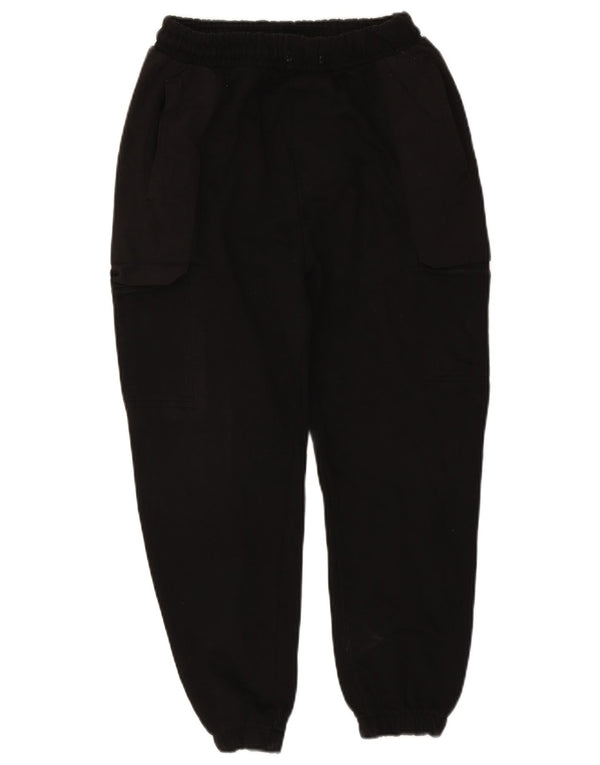 Zara Uomo Capri Cargo Pantaloni della Tuta Joggers Medio Nero
