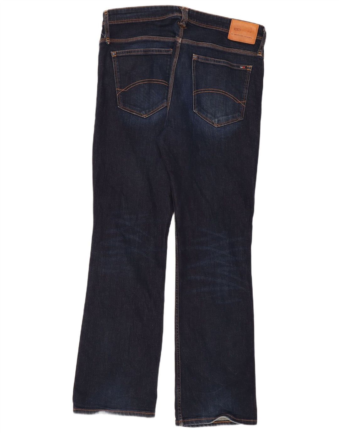 Jeans bootcut da uomo Tommy Hilfiger W38 L34 cotone blu navy