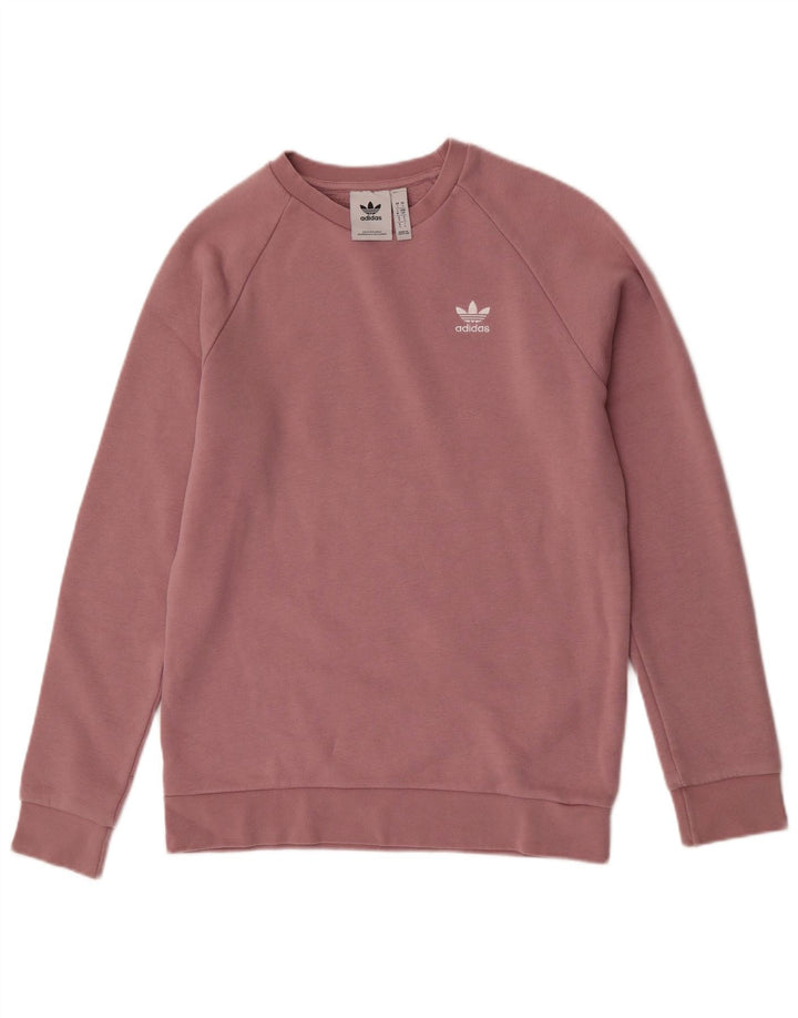 Felpa Adidas Uomo Maglione Piccolo Rosa Cotone
