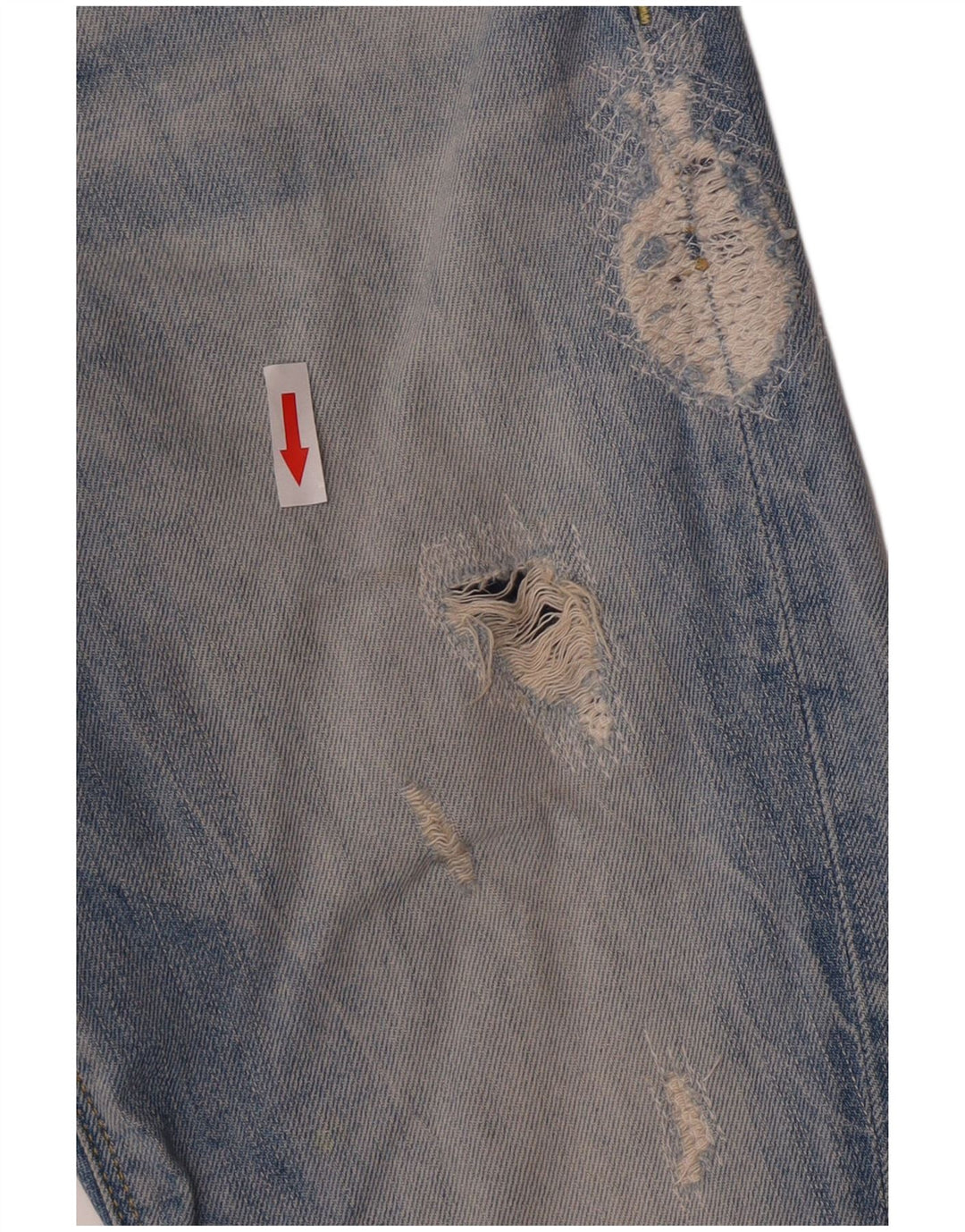 Jeans slim invecchiati Guess da donna W26 L24 cotone blu