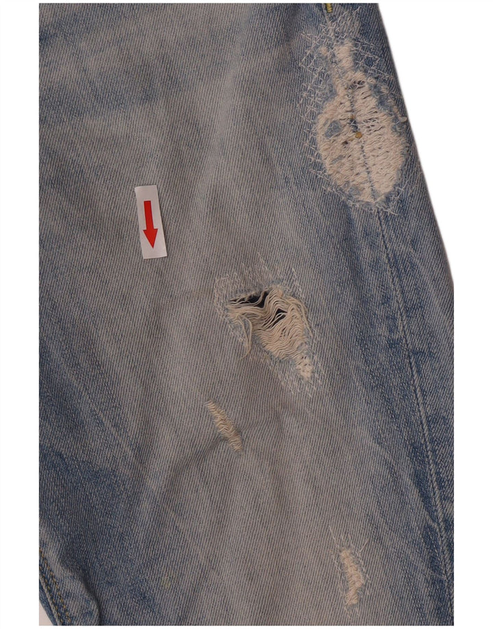 Jeans slim invecchiati Guess da donna W26 L24 cotone blu
