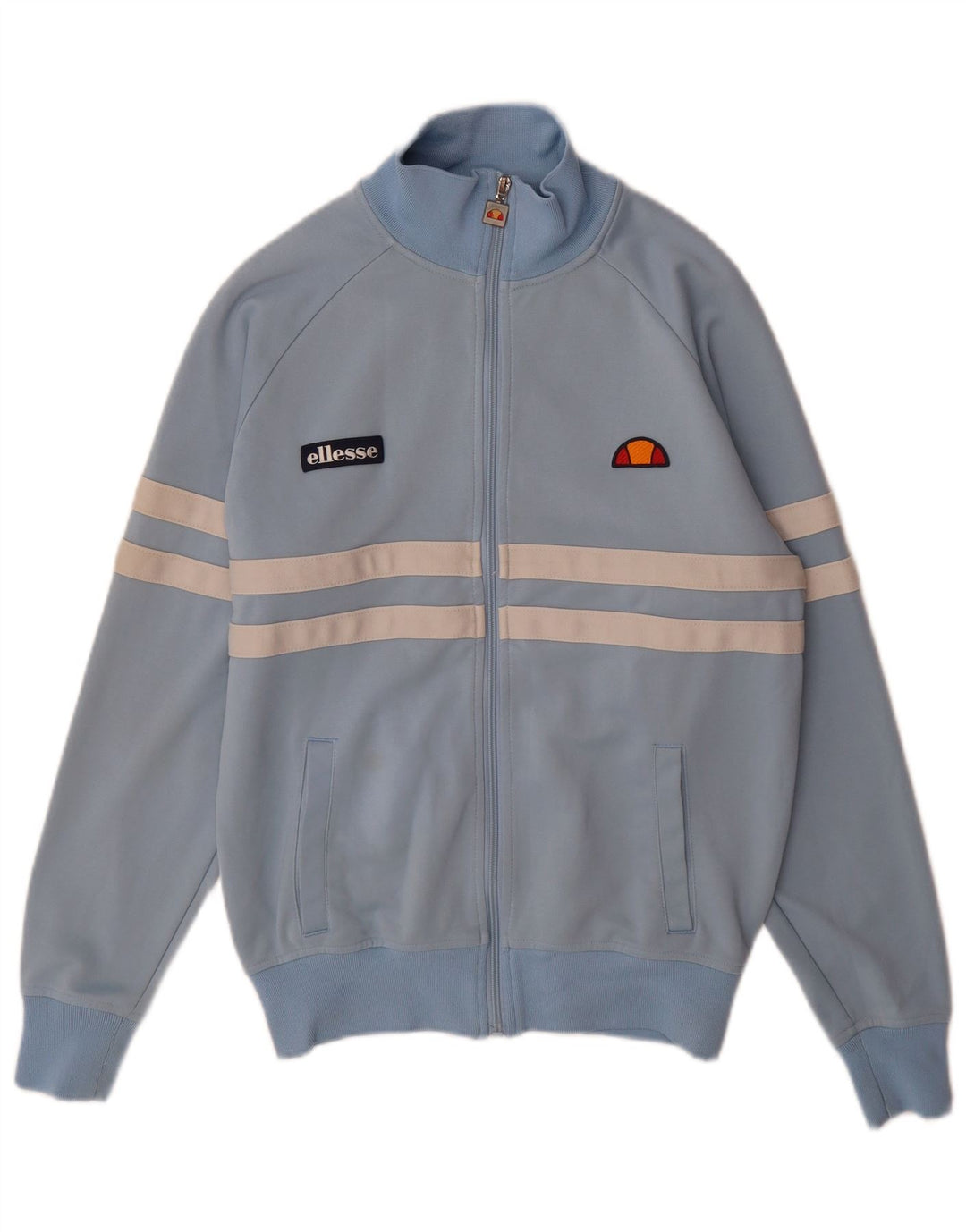 Giacca da ginnastica da uomo Ellesse in cotone a righe blu medio