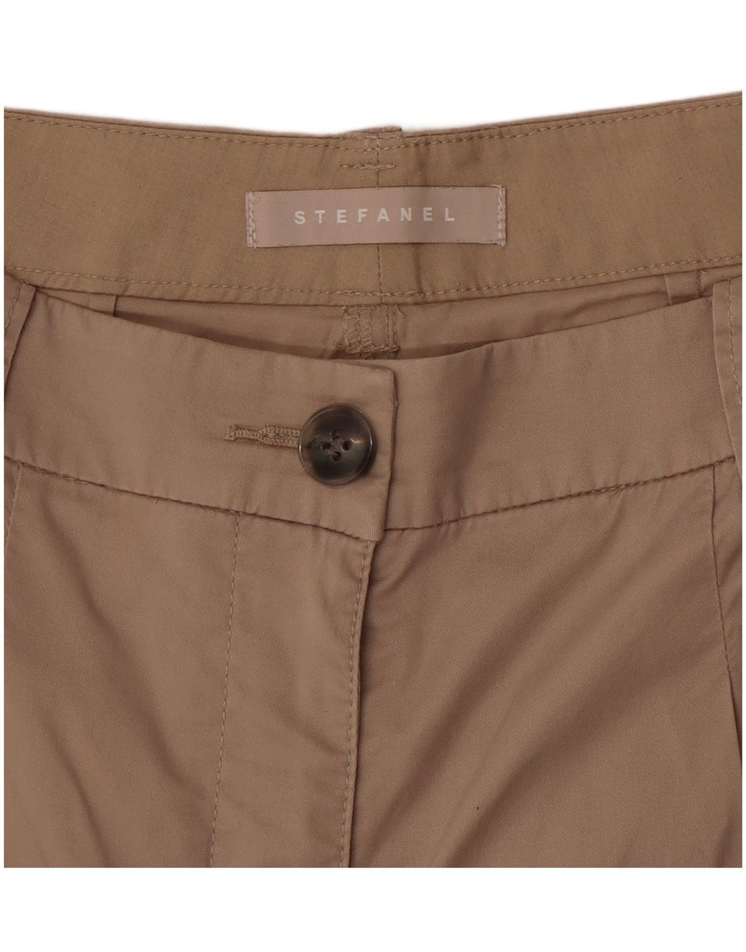 Pantaloncini chino con pegging da donna STEFANEL W30 Beige medio