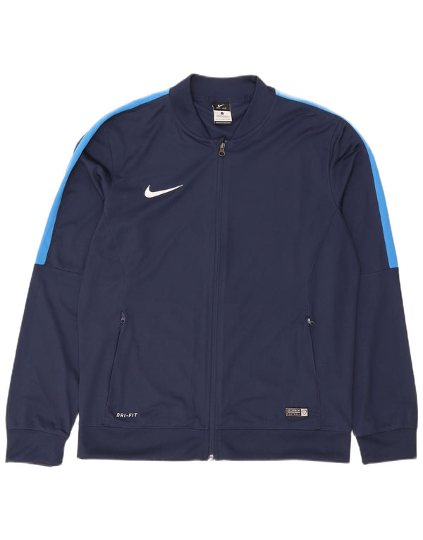 Giacca da tuta Nike Dri Fit da uomo, grande, color block blu navy
