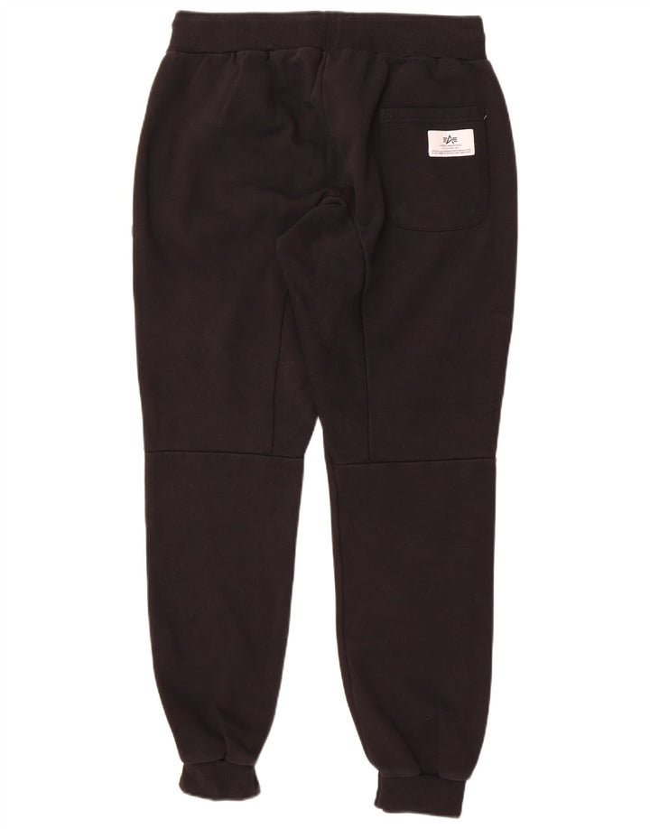 Pantaloni da tuta con grafica da uomo Alpha Industries Joggers medi neri