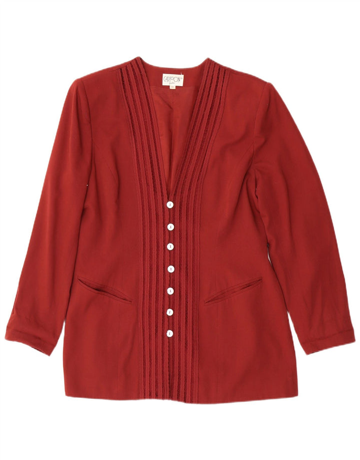CARTOON Giacca Blazer 7 Bottoni Donna IT 42 Rosso Medio Viscosa