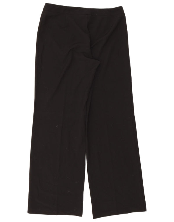 Pantaloni casual dritti da donna Marks & Spencer UK 14 Large W34 L32 neri