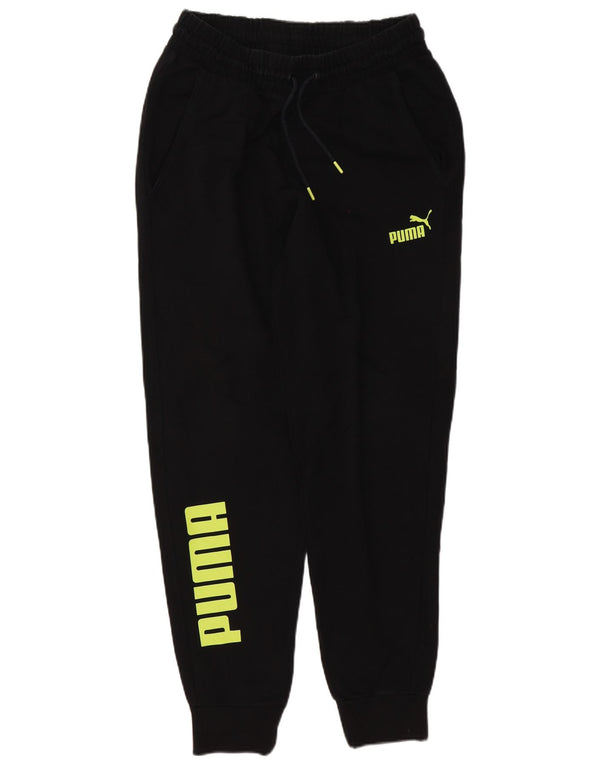 Pantaloni da tuta grafica da uomo Puma Joggers grandi in cotone nero