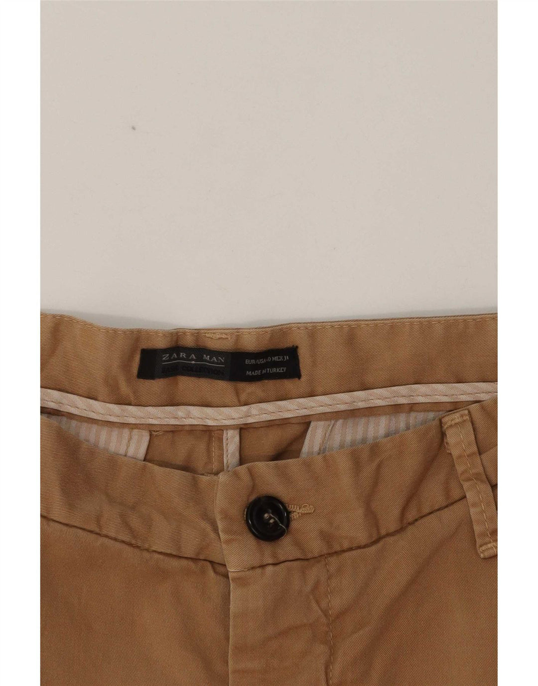 Pantaloni chino slim da uomo Zara EU 40 medi W31 L35 Beige