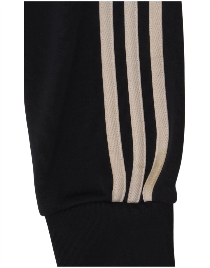 Giacca da ginnastica da uomo Adidas grande in poliestere blu navy