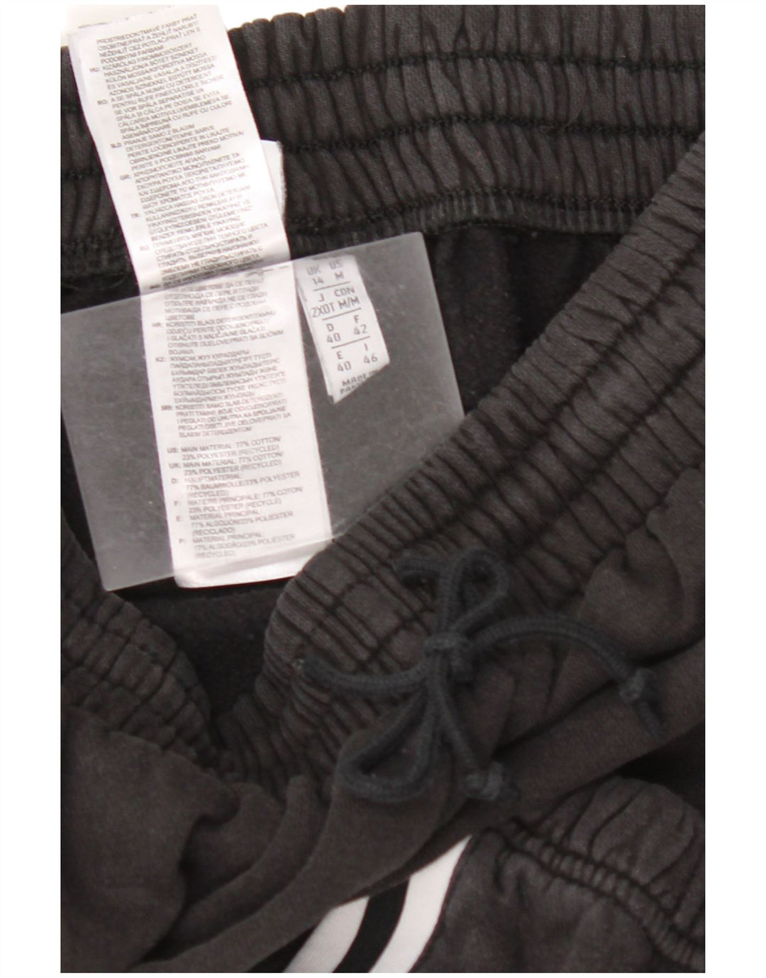 Pantaloni da tuta da donna ADIDAS Joggers UK 14 medio cotone nero