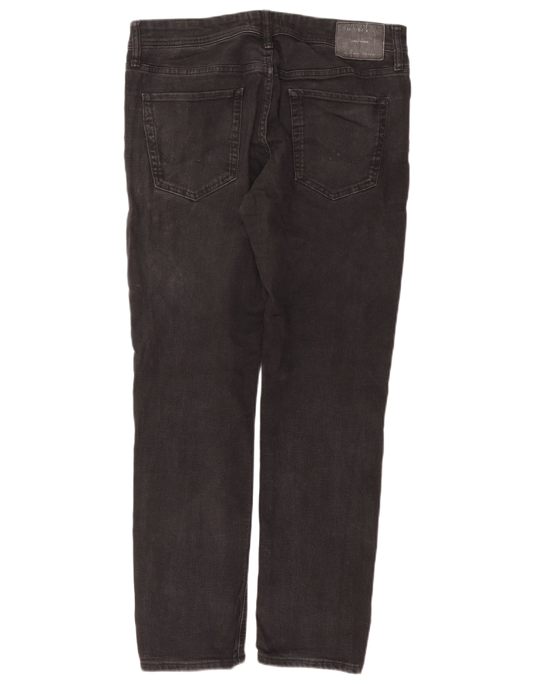 Jack & Jones Uomo GLENN Slim Jeans W34 L32 Cotone Grigio