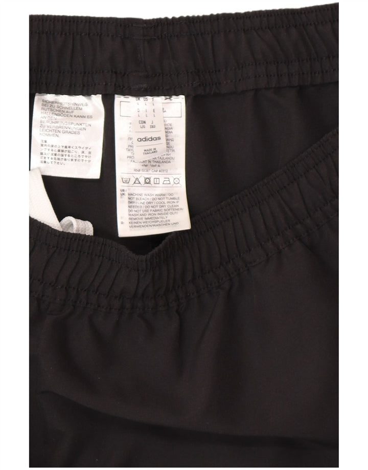 Pantaloni da tuta ADIDAS Aeroready da uomo grandi in poliestere nero
