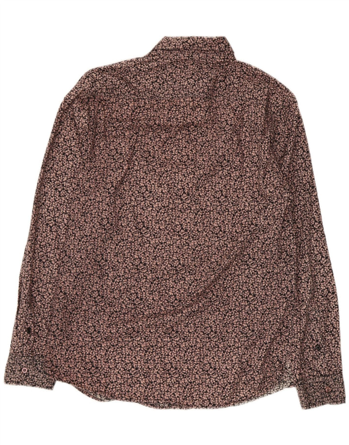 Camicia Diesel Uomo Large in cotone floreale multicolore