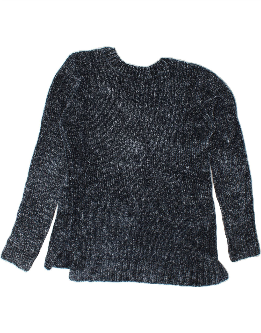 ORVIS Womens Oversized V-Neck Jumper Sweater UK 6 XS Navy Blue Wool Vintage Orvis and Second-Hand Orvis from Messina Hembry 