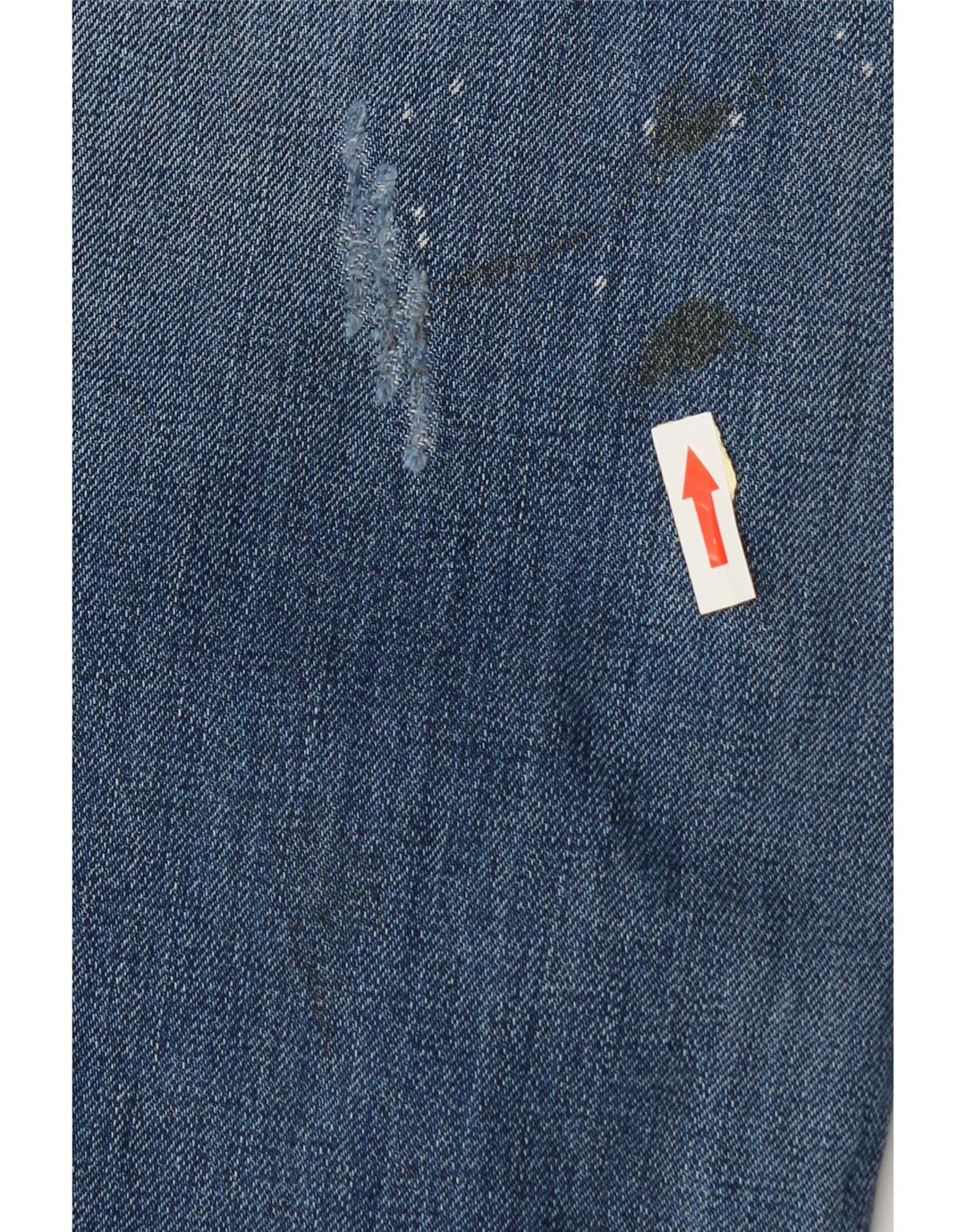 Jeans dritti invecchiati da uomo Diesel W34 L34 in cotone blu